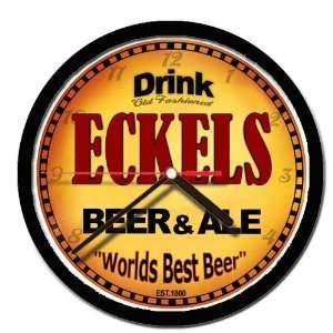  ECKELS beer and ale cerveza wall clock 