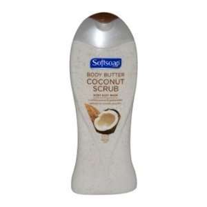  Softsoap Body Butter Scrub, Coconut, 15 oz. (4 PACK 