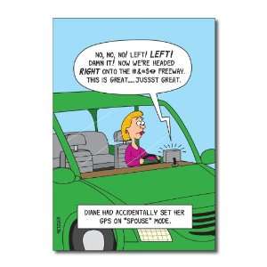   GPS Spouse Mode Humor Greeting Scott Metzger