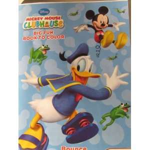  Mickey Mouse Clubhouse Big Fun Book to Color ~ Bounce Into 