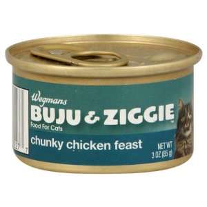  Wgmns Buju & Ziggie Food for Cats, Chunky Chicken Feast, 3 