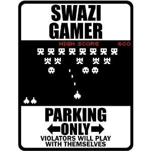  New  Swazi Gamer   Parking Only ( Invaders Tribute   80S 