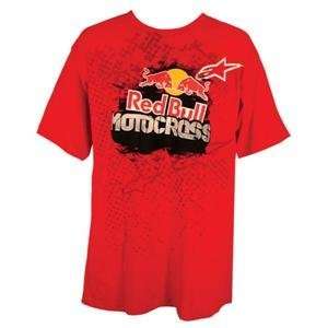  Alpinestars Grit Red Bull T Shirt   Medium/Red Automotive