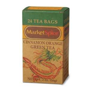 Market Spice Tea Cinnamon Orange Green Grocery & Gourmet Food