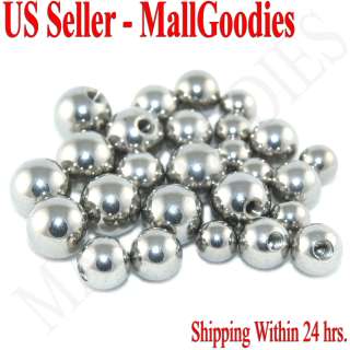 V017 Replacement Piercing Balls Tonuge Belly Industrial 14G 2.5 3 4 5 