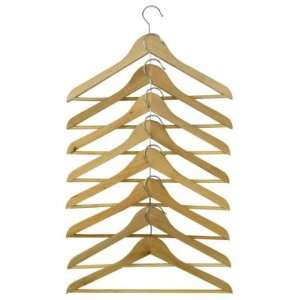  Set of 8 Ikea Bumerang Curved Clothes Hanger Natural Color 