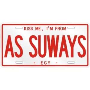  NEW  KISS ME , I AM FROM AS SUWAYS  EGYPT LICENSE PLATE 
