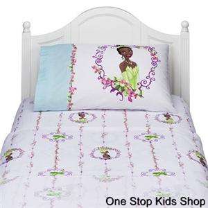 PRINCESS TIANA & the Frog FULL or TWIN SHEET SET Sheets Bedding 
