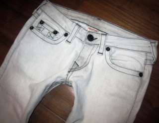 In great condition, I have a beautiful pair of True Religion Stella 