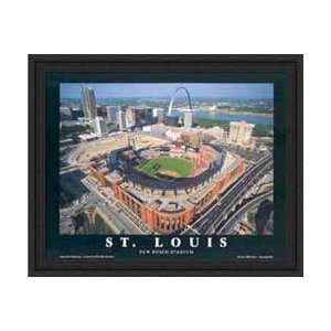  Busch Stadium (New) St. louis Cardinals Aerial Framed 