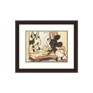 Disney Framed Art Mickeys Surprise Party 1939 Kids 