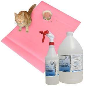  Pink Pet Pad & Disinfectant Spray
