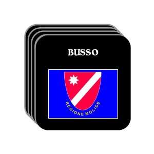  Italy Region, Molise   BUSSO Set of 4 Mini Mousepad 