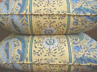 Manuel Canovas Fabric Home Decor Custom Designer Throw Pillows Set 2 