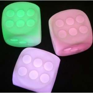   Dice 7 Color Christmas Candle LED Lights Gift