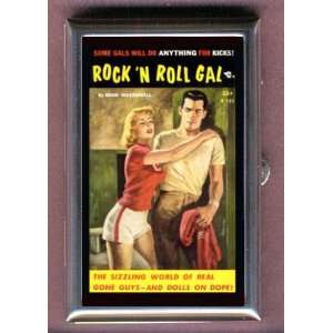  Rock n Roll Gal Fun Pulp Coin, Mint or Pill Box Made in 