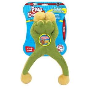  Pawdoodles Squeaky Feet Fliers Dog Toy, Frog