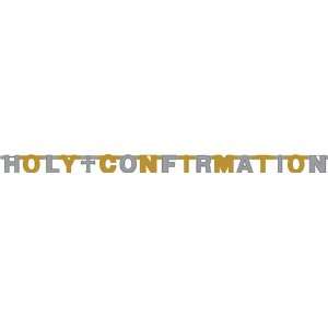  Holy Confirmation Foil Jointed Banners Health & Personal 