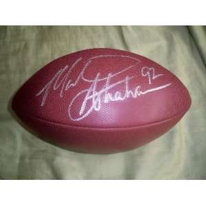  MICHAEL STRAHAN SIGNED AUTOGRAPHED NEW YORK GIANTS 