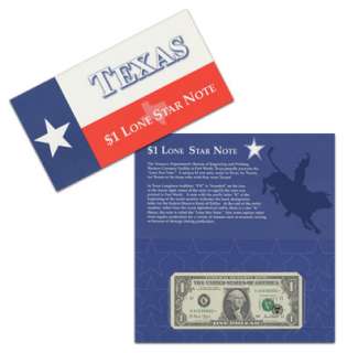 unique $1 star note, made in Texas, by Texans, for Texans or for 
