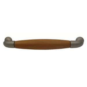  Cabinetry Hardware Metal Handle Pull with Wood Center 