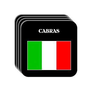  Italy   CABRAS Set of 4 Mini Mousepad Coasters 