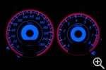 98 07 Subaru Impreza WRX STI glow gauges plasma dials plasma tacho 