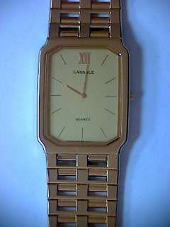Superb 1980s Jean Lassale / Seiko GF Tank Thinline Style Watch Boxed 