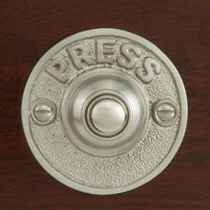  Caliban Brass Doorbell   Brushed Nickel