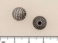 MP10  Metalized Plastic Beads, Large Bumpy Round 10mm  