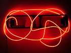 9ft Red Neon Glowing Strobing Electrolumines​cent Wire (El Wire)