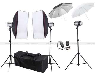 900w Photo Studio Mini Flash Monolight Kit Carry Bag  
