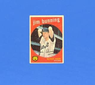 JIM BUNNING 1959 TOPPS #149   NO CREASES MUST SEE  