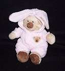 TY Pink Love To Baby PJ Bear Bunny Suit Plush Toy 8