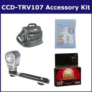 CCD TRV107 Camcorder Accessory Kit includes VID90C Case, HI8TAPE Tape 