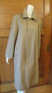 BURBERRY TRENCH COAT WITH NOVA CHECK WOOL LINER 36 SHORT  