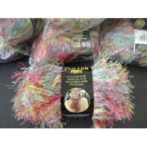  12 Skeins Lion Brand Fun Fur Yarn Rainbow Arts, Crafts & Sewing