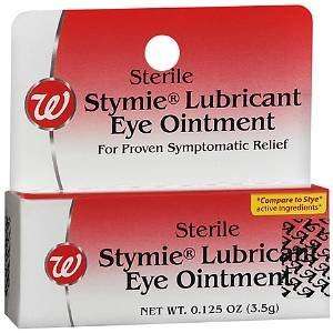   Stymie Lubricant Eye Ointment, .12 oz Health 