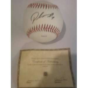  Pedro Feliz Autographed Ball (With Cirt. Of Auth.) Sports 