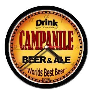  CAMPANILE beer and ale cerveza wall clock 