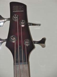 Ibanez SR400QM Bass Guitar Quilted Trans Lavender Burst  