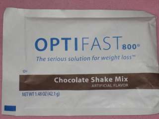 Optifast 800 160 calories packets Strawberry Chocolate Vanilla Powder 