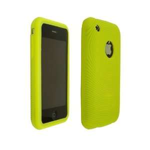  YELLOW SWIRL TEXTURE SOFT RUBBER SILICONE SKIN COVER CASE 