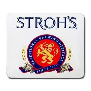  Strohs Classic Beer LOGO mouse pad 
