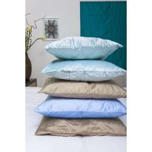  Silk Solid Color Bed Pillow
