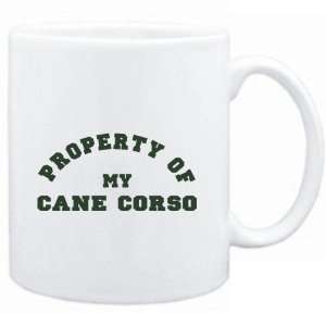    Mug White  PROPERTY OF MY Cane Corso  Dogs