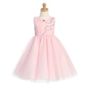   Embroidered Tulle Bodice with Tulle Skirt (6 9 month) 