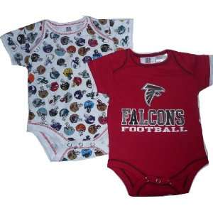  Atlanta Falcons 6 9 Month Infant Baby 2pc Creeper / Onesie 