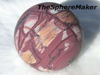   PAINT ROCK SPHERE NATURAL STONE ART DEATH VALLEY CALIFORNIA  