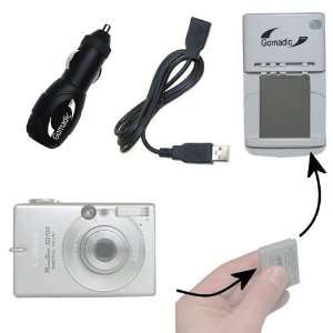 Portable External Battery Charging Kit for the Canon Powershot SD100 